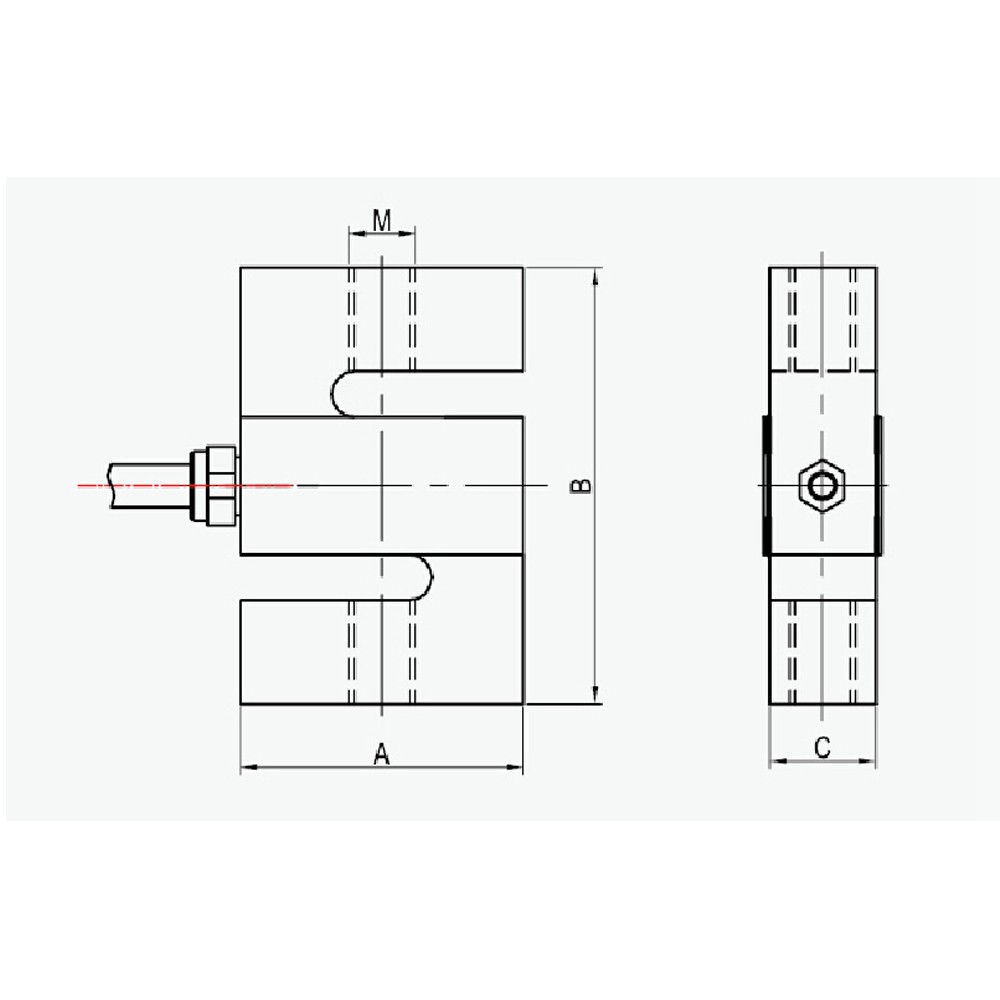 OS-302 Tension S type Load Cell 